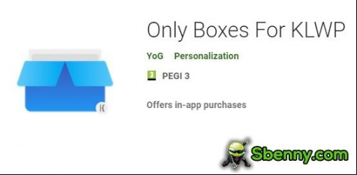 Only Boxes For KLWP MOD APK