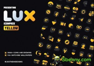 LuX Yellow IconPack MOD APK