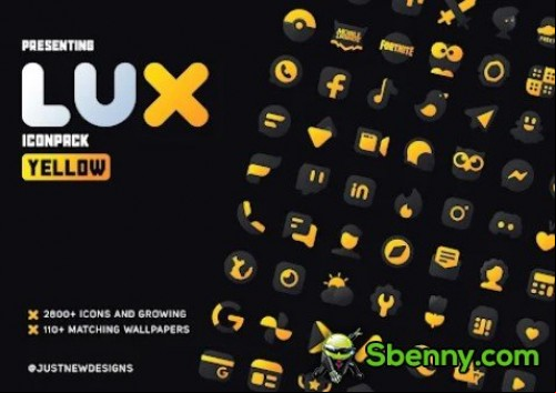 LuX Yellow IconPack MOD APK