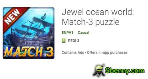 Jewel ocean world: Match-3 puzzle MOD APK