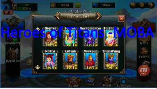 Heroes of Titans -MOBA MOD APK