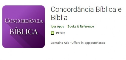 Concordância Bíblica e Bíblia MOD APK