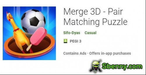 Merge 3D - Pair Matching Puzzle MOD APK