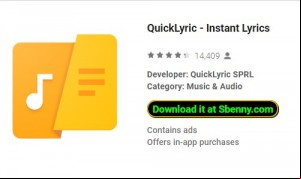 QuickLyric - Instant Lyrics MOD APK