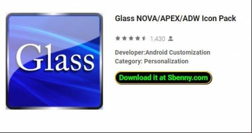 Glass NOVA/APEX/ADW Icon Pack