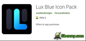 Lux Blue Icon Pack MOD APK