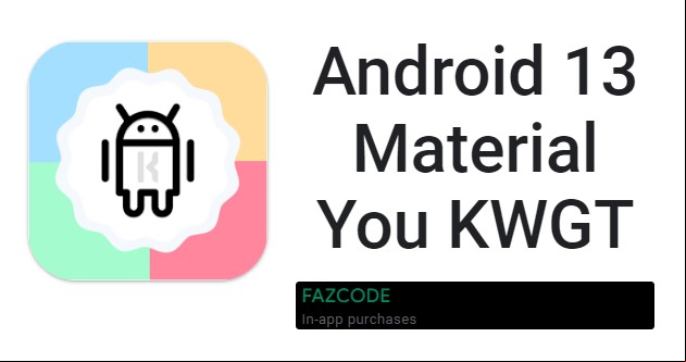 Android 13 Material You KWGT MOD APK