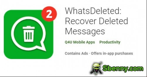 WhatsDeleted: Recover Deleted Messages MOD APK