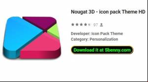 Nougat 3D - icon pack Theme HD APK