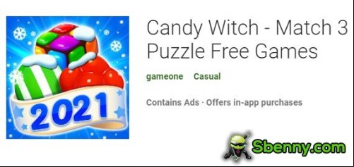 Candy Witch - Match 3 Puzzle Free Games MOD APK