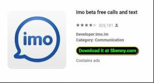 imo beta free calls and text MOD APK