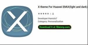 X theme For Huawei EMUI(light and dark)