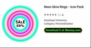 Neon Glow Rings - Icon Pack