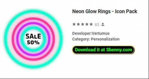 Neon Glow Rings - Icon Pack