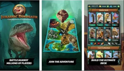 Jurassic Dinosaur: Carnivores Evolution - Dino TCG MOD APK