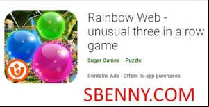 Rainbow Web - unusual three in a row game MOD APK