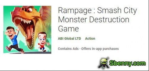 Rampage : Smash City Monster Destruction Game MOD APK