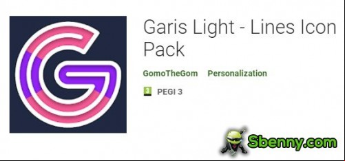 Garis Light - Lines Icon Pack MOD APK
