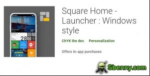 Square Home - Launcher : Windows style MOD APK