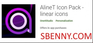 AlineT Icon Pack - linear icons MOD APK