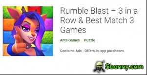 Rumble Blast - 3 in a Row &amp; Best Match 3 Games MOD APK
