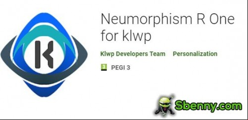 Neumorphism R One for klwp APK