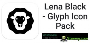 Lena Black - Glyph Icon Pack MOD APK