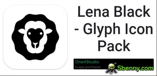 Lena Black - Glyph Icon Pack MOD APK