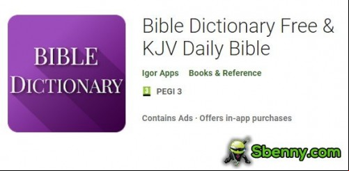 Bible Dictionary Free &amp; KJV Daily Bible MOD APK