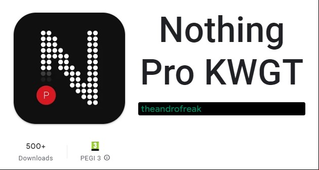 Nothing Pro KWGT MOD APK