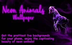 Neon Animals Wallpaper Moving Backgrounds MOD APK