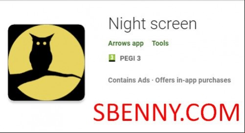Night screen MOD APK