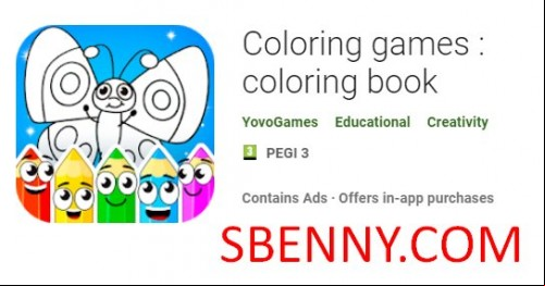 Coloring games : coloring book MOD APK
