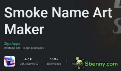 Smoke Name Art Maker MOD APK