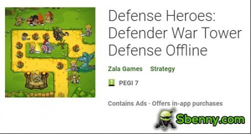 Defense Heroes: Defender War Tower Defense Offline MOD APK