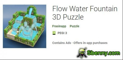 Flow Water Fountain 3D Puzzle MOD APK