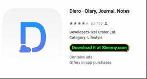 Diaro - Diary, Journal, Notes MOD APK
