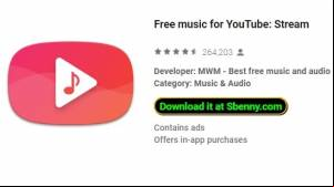 Free music for YouTube: Stream MOD APK